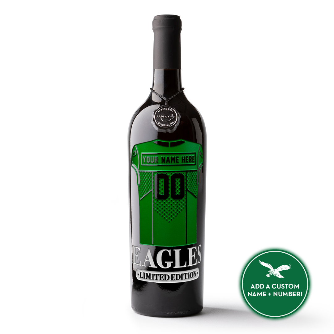 Lids Philadelphia Eagles 10oz. Personalized Team Color Wine