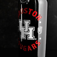 University of Houston Cougars Etched Wine