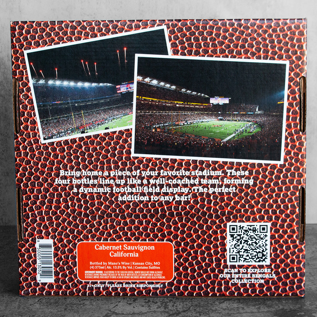 Cincinnati Bengals 375ml 4 Pack Gift Box