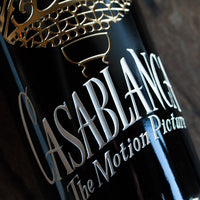 Casablanca Lamp Etched Wine