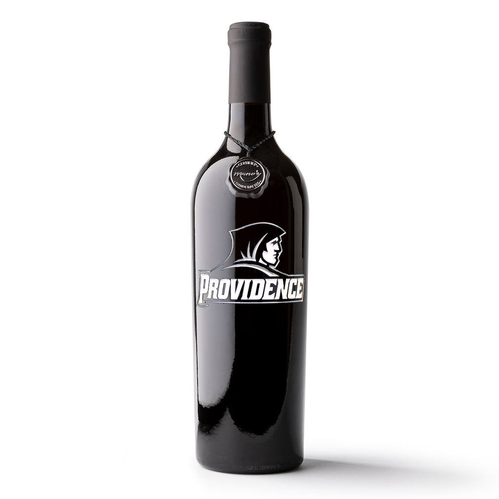 Providence College Etched Wine