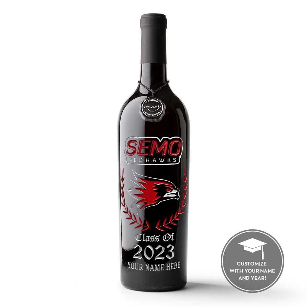 SEMO Custom Alumni Etched Wine