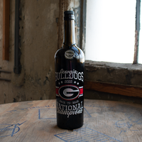 Georgia 2022 National Champions Back to Back Display Bottle