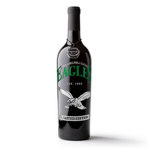Philadelphia Eagles Est. 1933 Etched Wine