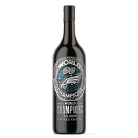 Order a 3L Philadelphia Eagles 2024 World Champions cabernet sauvignon wine bottle from Mano's Wine