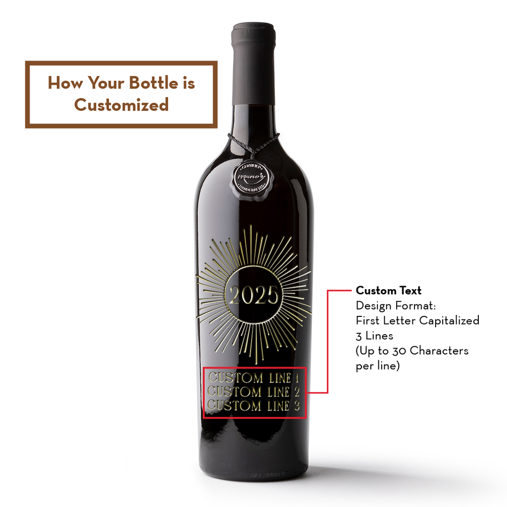 2027 Burst Custom Etched Wine – Mano's Wine 2027 Burst Custom Etched Wine – Mano's Wine