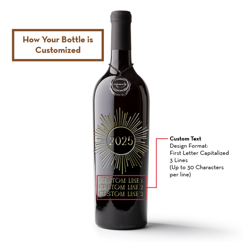 2026 Burst Custom Etched Wine