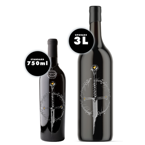 The Lord of the Rings Narsil Etched Wine