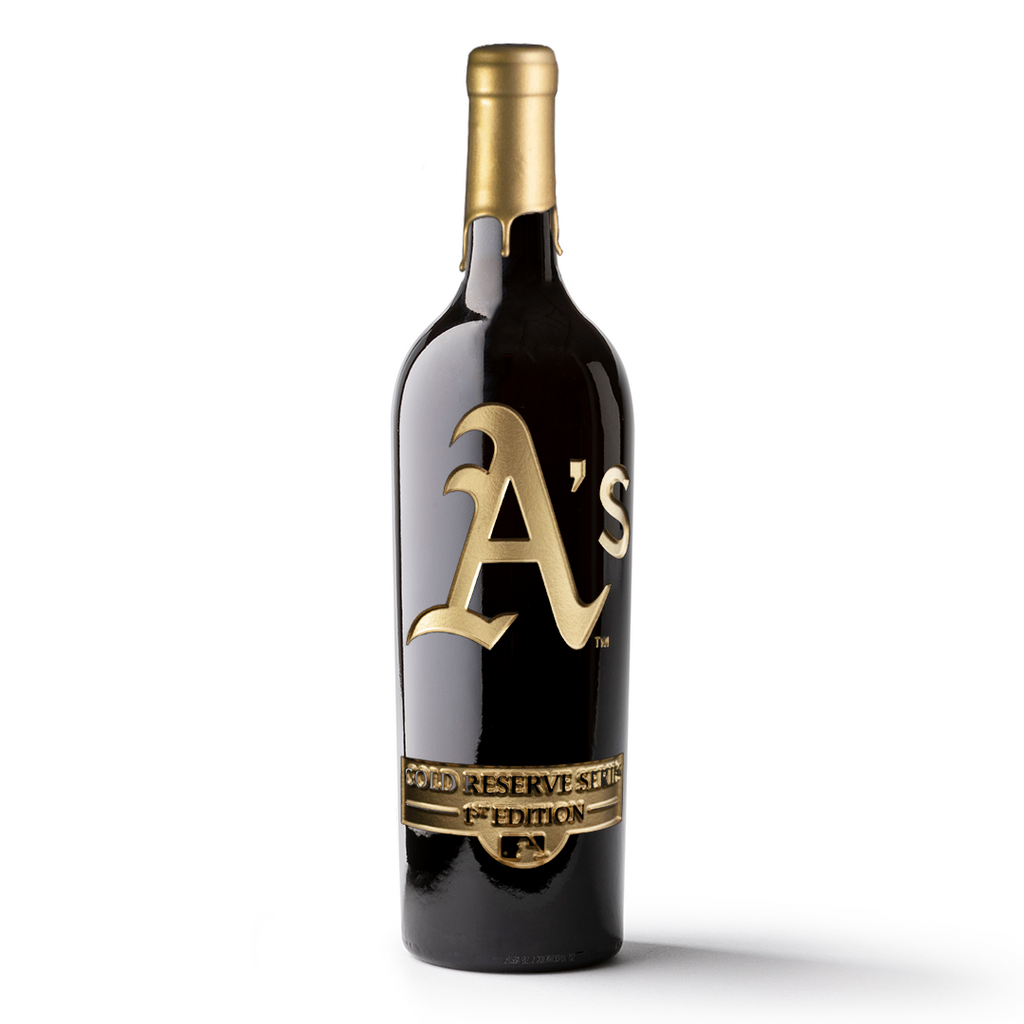 Order Athletics Gold Reserve Etched Wine Bottle from Mano's Wine