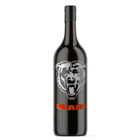 Chicago Bears Logo 3 Liter Etched Wine
