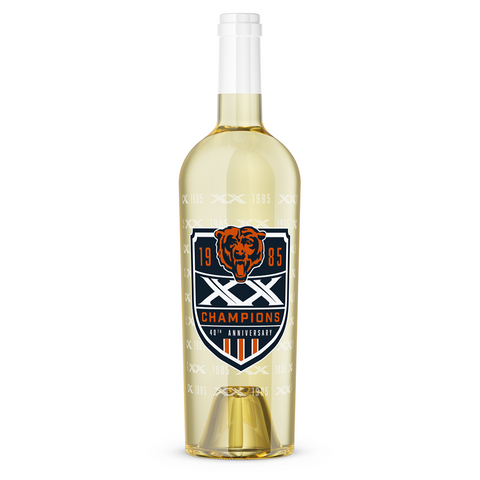 Chicago Bears Championship Anniversary Chardonnay
