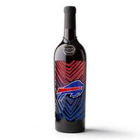 Buffalo Bills Artist Series Etched Wine