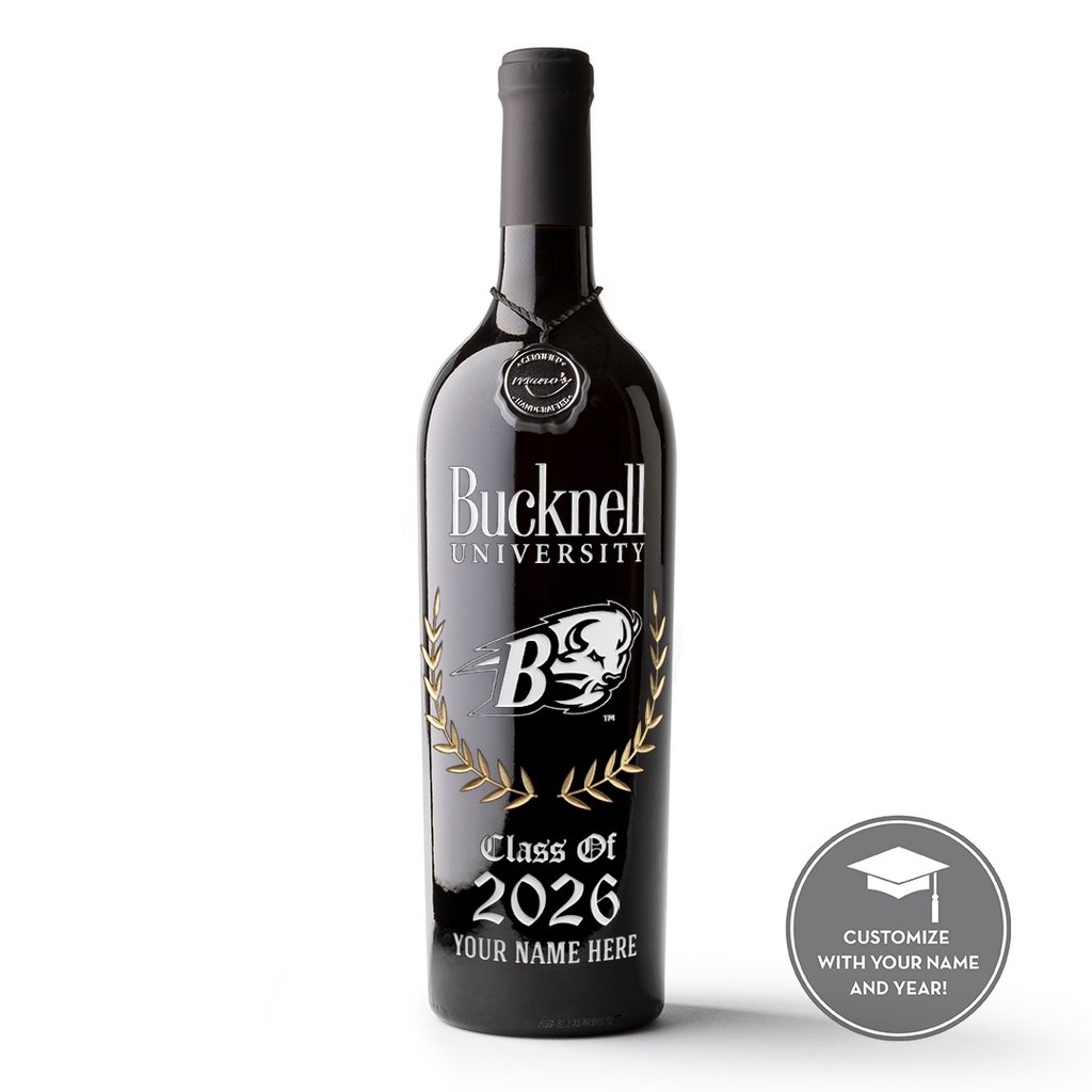 Bucknell University Custom Alumni Etched Wine