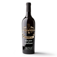 Boston Red Sox 2018 World Series Vault Etched Wine