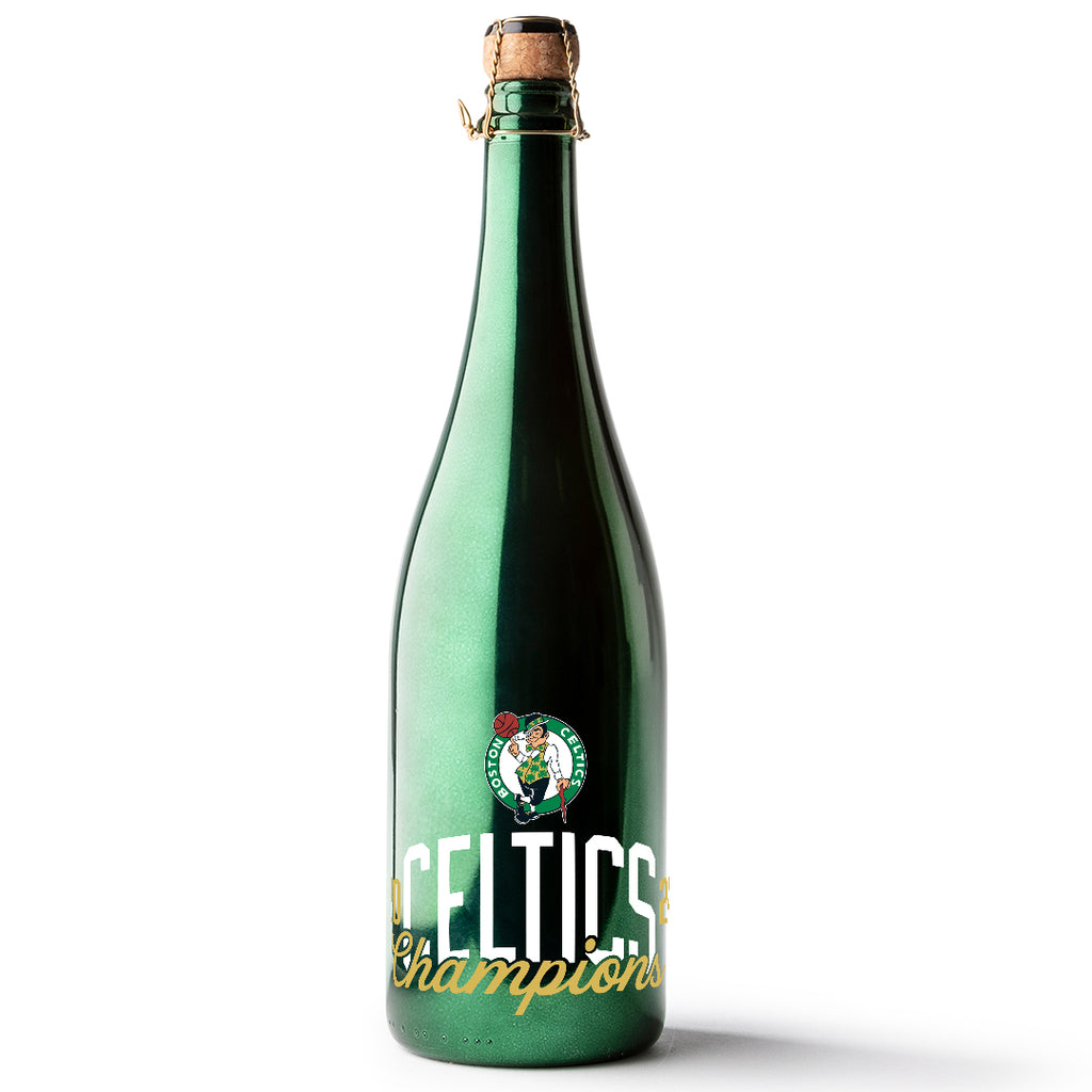 Boston Celtics 2024 Champions Metallic Green Bubbly