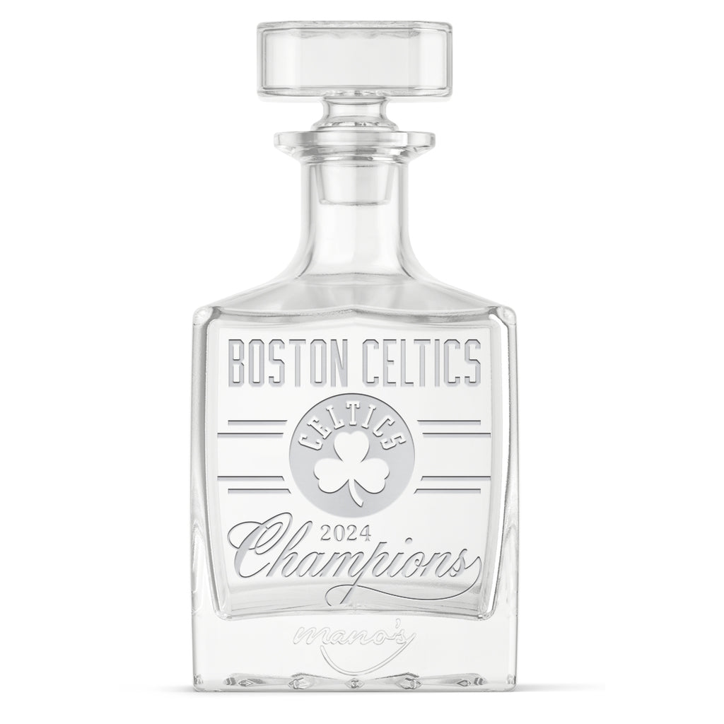 Boston Celtics 2024 Champions Square Decanter