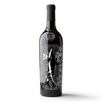Order Mano's Wine Bull Shark Facts Etched Wine Bottle