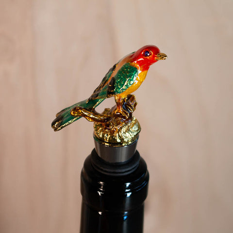 Festive Bird Wine Stopper