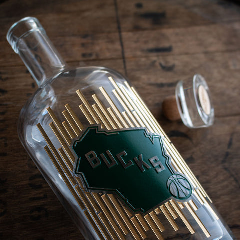 Milwaukee Bucks Court Decanter
