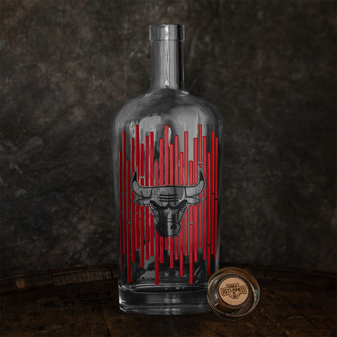Chicago Bulls Court Spirits Court Decanter