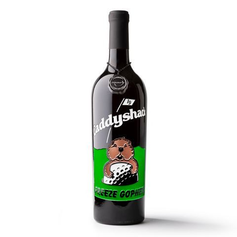 Caddyshack Freeze Gopher Etched Wine