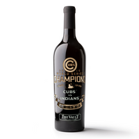 Chicago Cubs 2016 World Series Vault Etched Wine