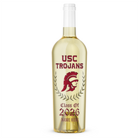 USC Custom Graduate Etched Chardonnay