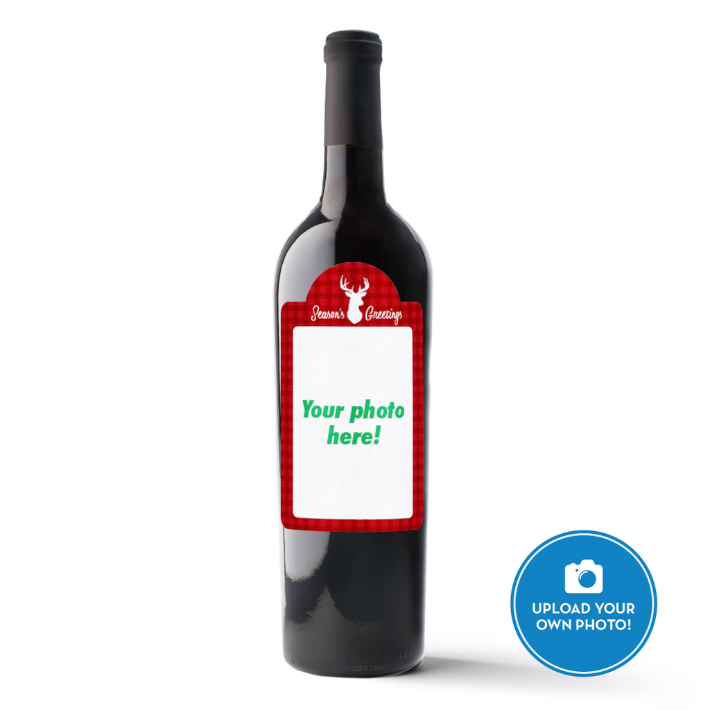 Season's Greetings Photo Label Cabernet Sauvignon