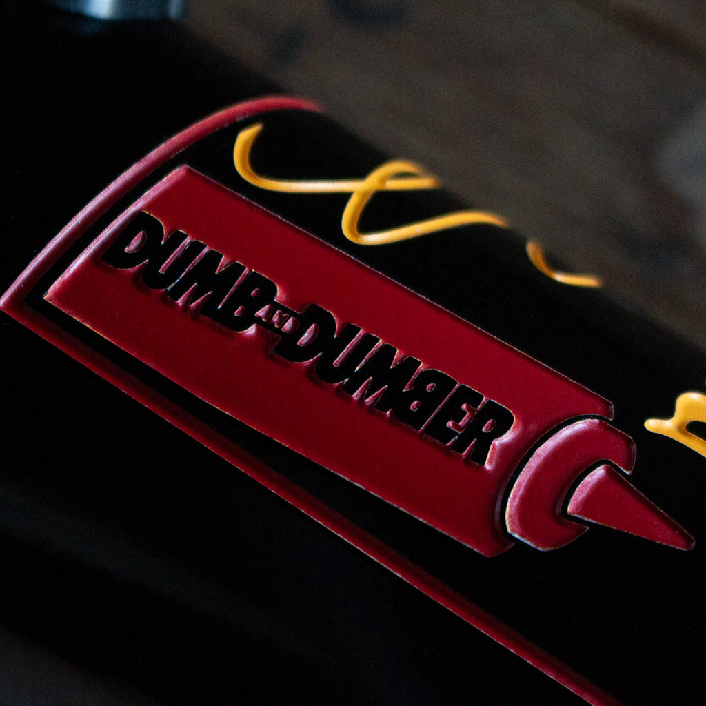 Dumb and Dumber Ketchup & Mustard Etched Wine