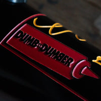 Dumb and Dumber Ketchup & Mustard Etched Wine
