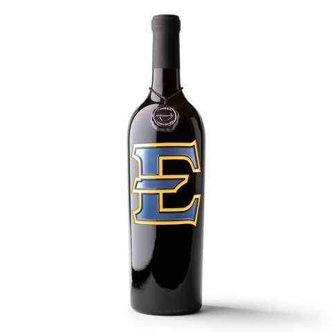ETSU Logo Etched Wine