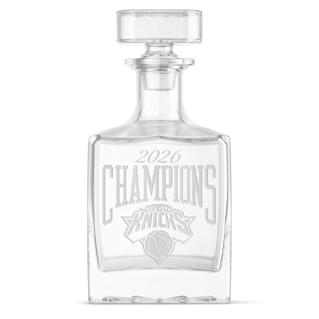 New York Knicks 2026 Champions Etched Decanter