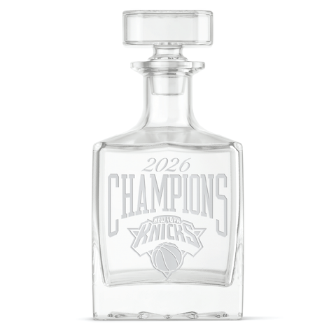 New York Knicks 2026 Champions Etched Decanter