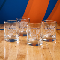 New York Knicks 2026 Champions Satin Frost Rocks Glasses
