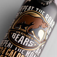 Hershey Bears 2024 Repeat the Roar Etched Wine Bottle