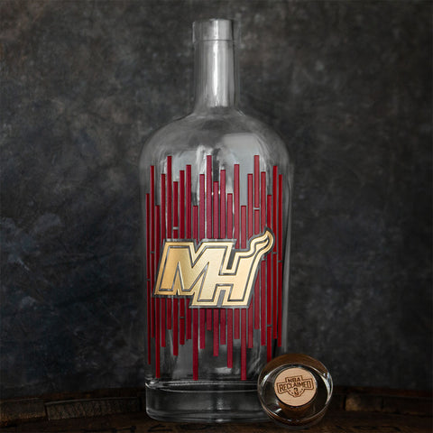 Miami Heat Court Decanter