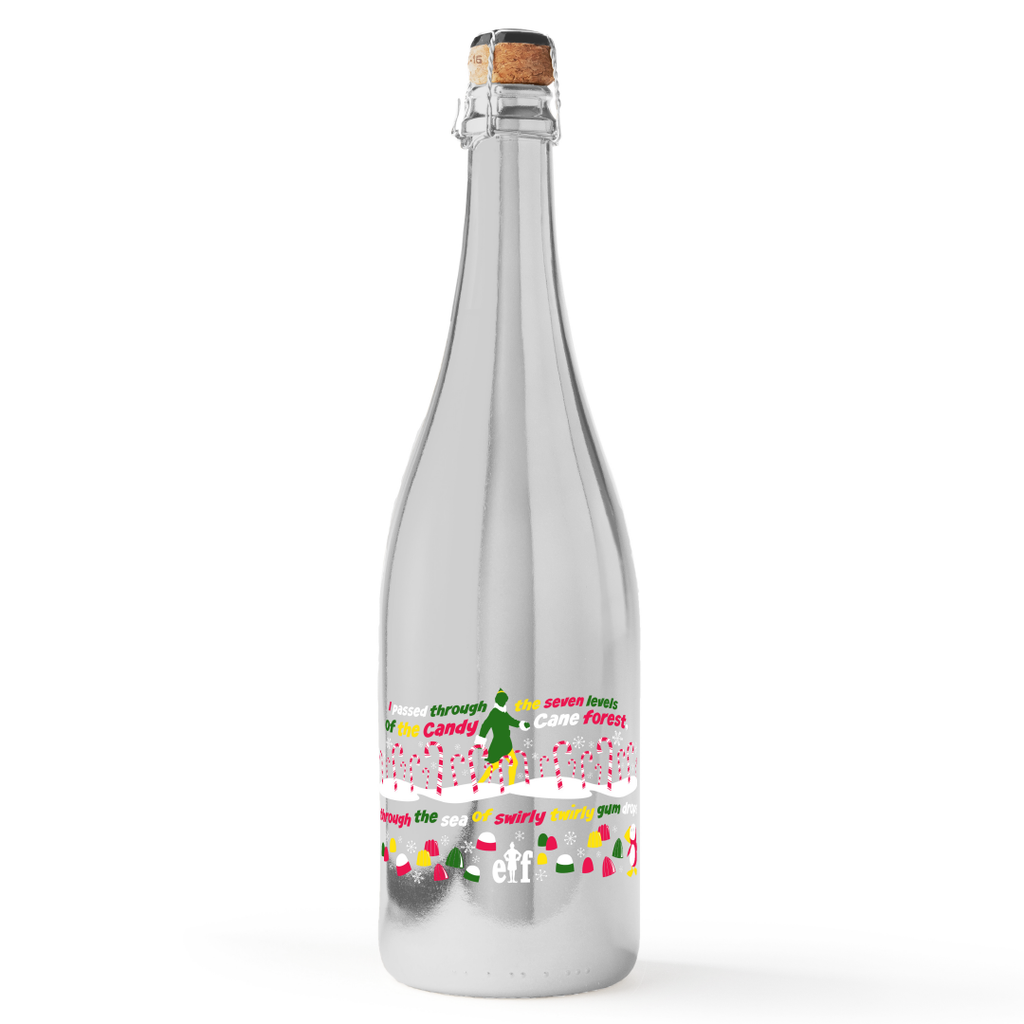 Buddy's Candy Cane Forest Metallic Silver Bubbly