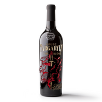 Game of Thrones Targaryen Dragons Etched Wine