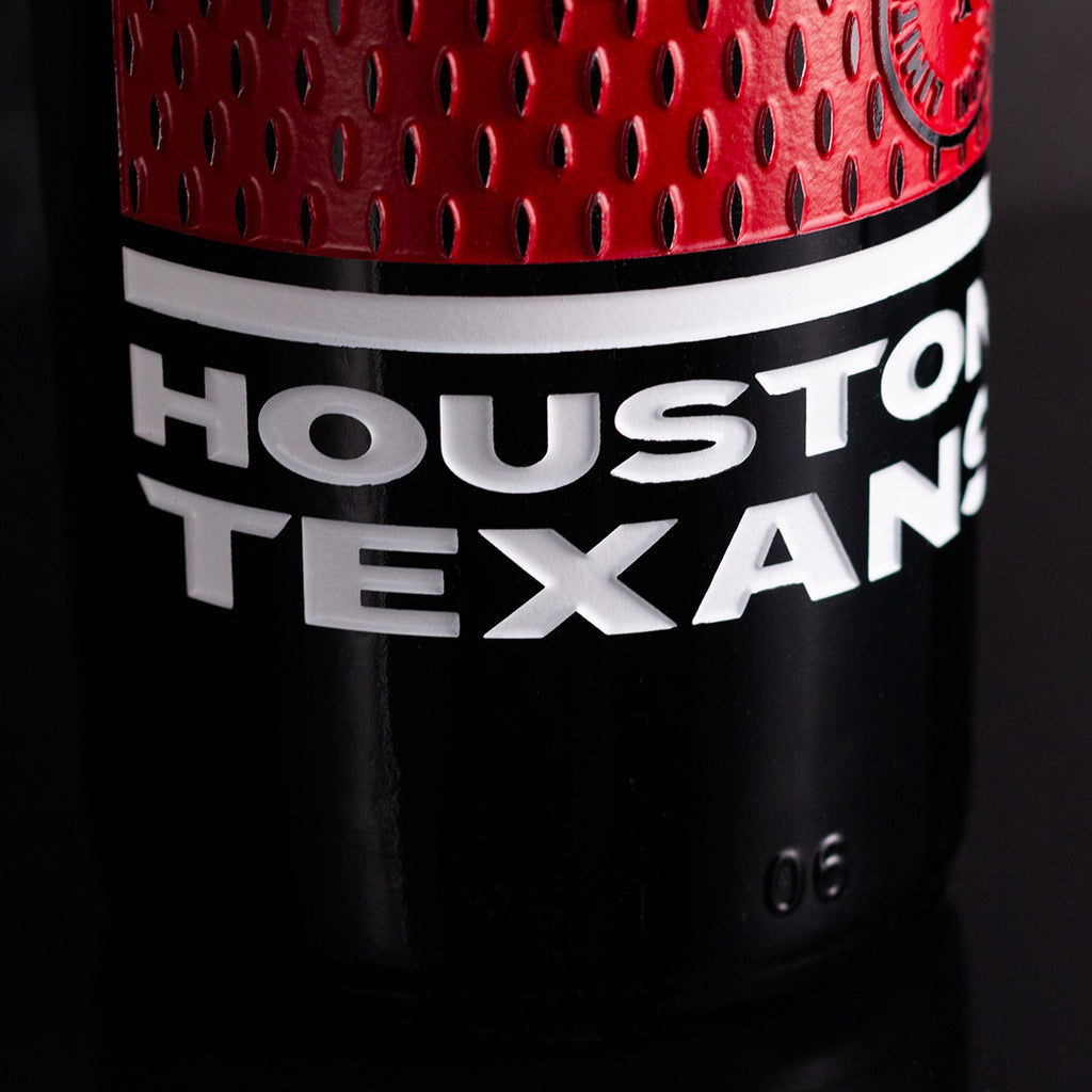 Houston Texans Logo Etched Wine