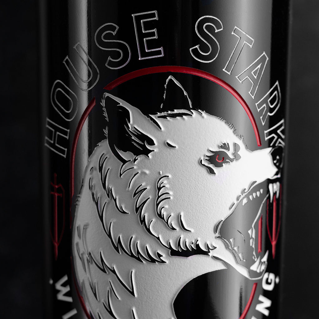 Game of Thrones Ghost Etched Wine