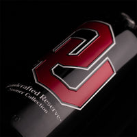 University of Oklahoma Logo Etched Wine