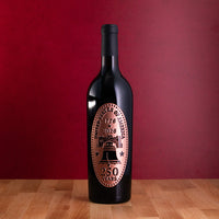250 Year Anniversary Pressed Penny Etched Wine