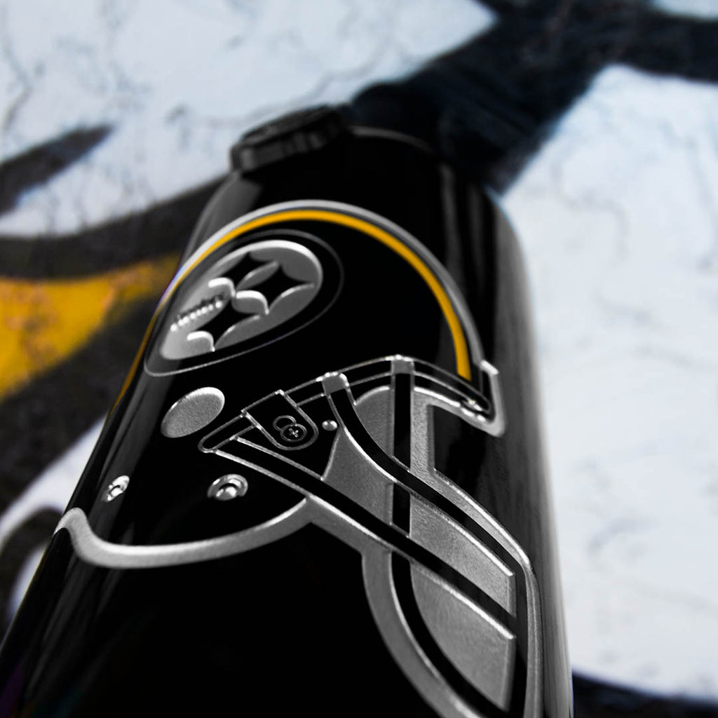 Pittsburgh Steelers Helmet Etched Wine