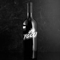 Florida Gulf Coast University Logo Etched Wine