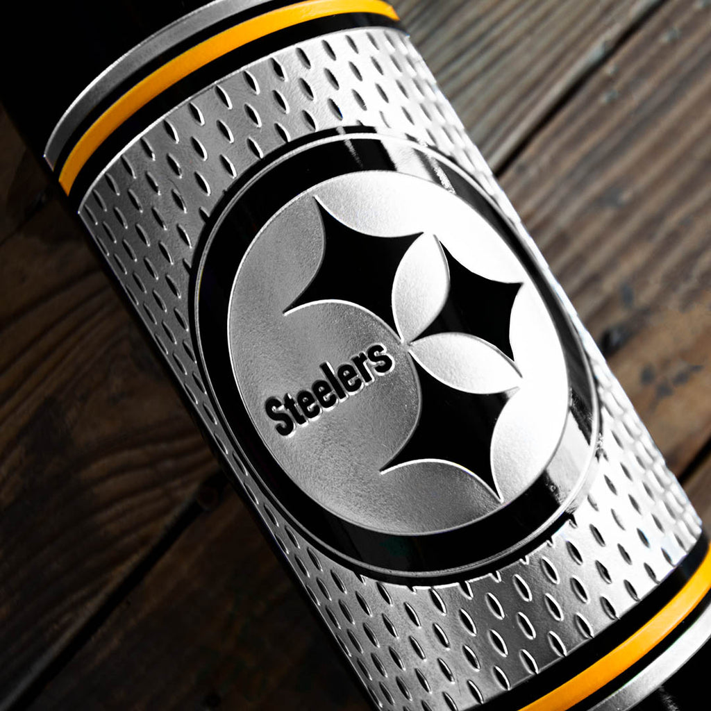 Pittsburgh Steelers Jersey Etched Wine