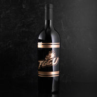 Florida Gulf Coast University Stripe Etched Wine