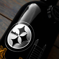 Pittsburgh Steelers Skyline Etched Wine