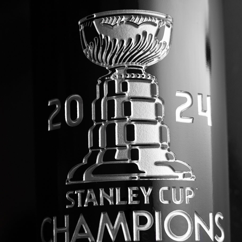 2024 Florida Panthers Stanley Cup Trophy Champions Etched Wine