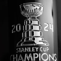 2024 Florida Panthers Stanley Cup Trophy Champions Etched Wine