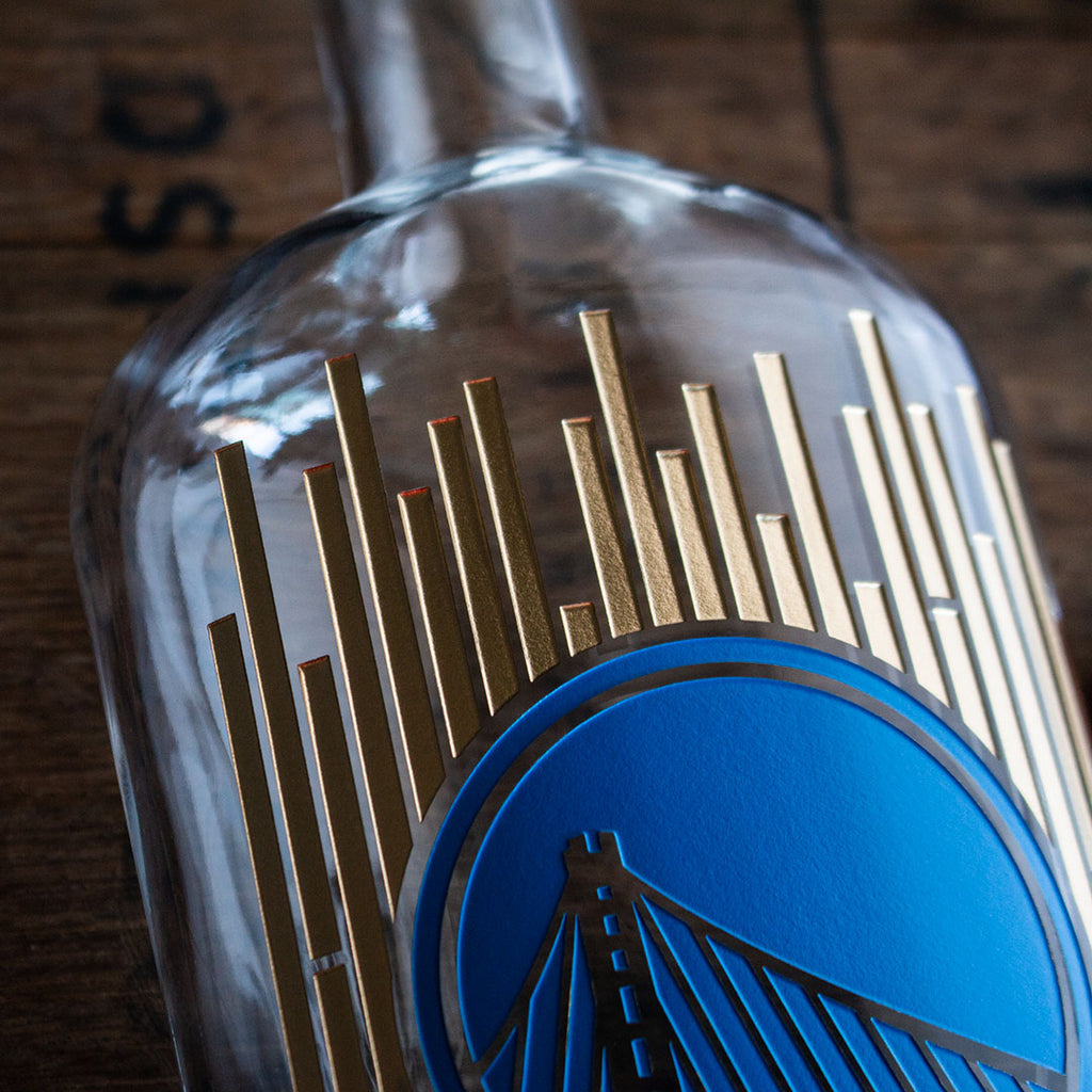 Golden State Warriors Court Decanter